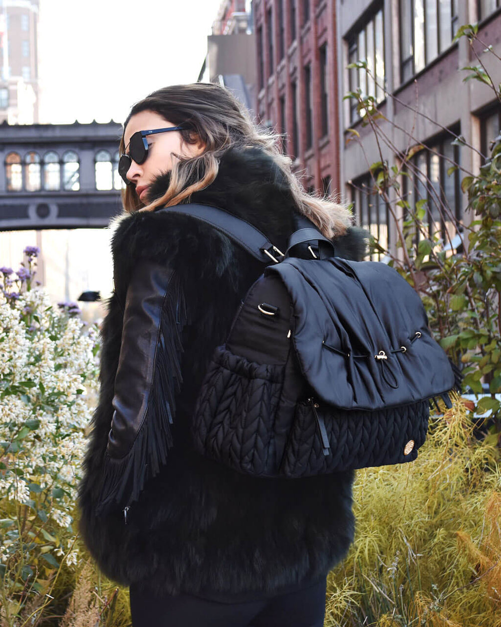 HAPP媽媽包| Levy後背包- 奢華黑– HAPP台灣官方購物網站